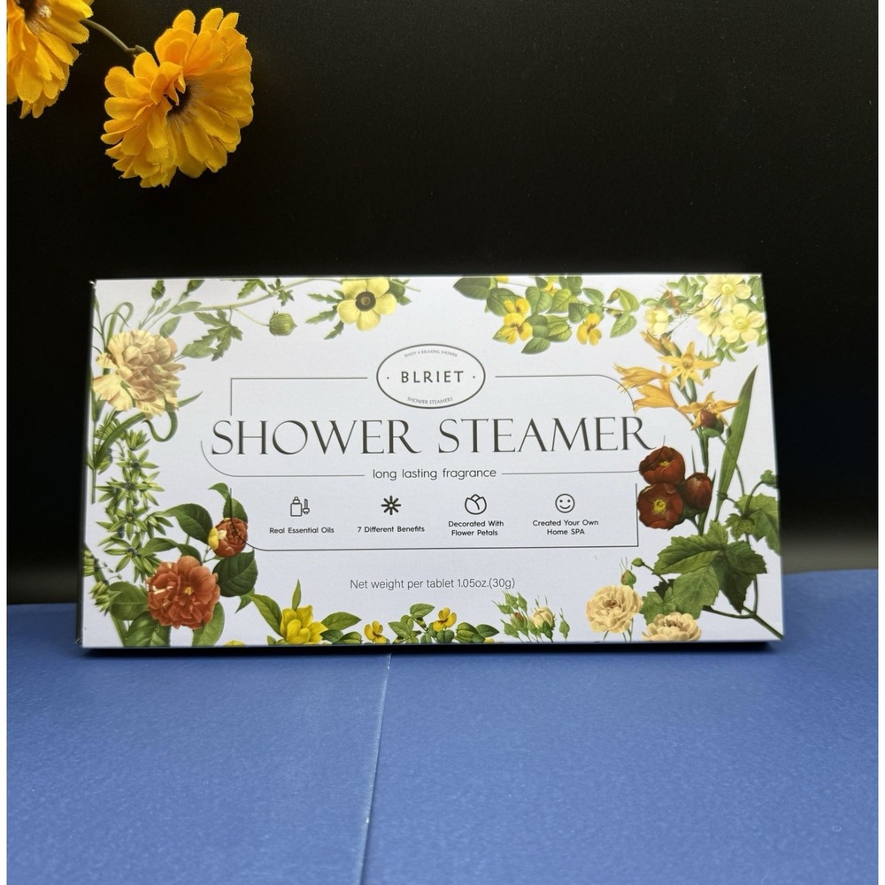 Shower Steamers Aromatherapy BLRIET 8 Pack New In Box. Individually Wrapped